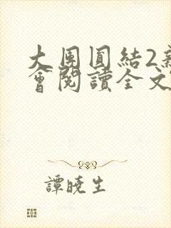 大团圆结2亲情会阅读全文