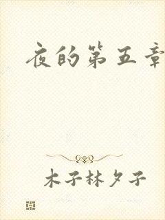夜的第五章封面