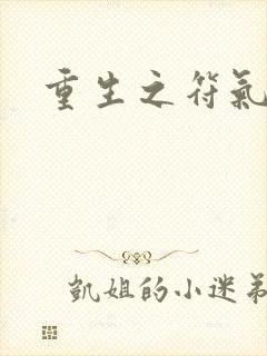 重生之符气冲天