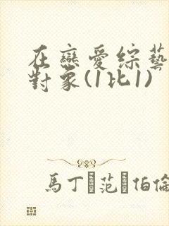 在恋爱综艺里搞对象(1比1)封面