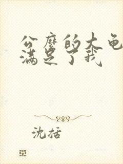 公么的大龟强大满足了我