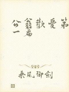 公翁欢爱第三十一篇