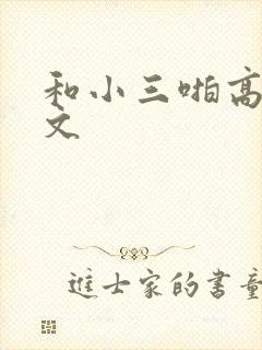 和小三啪高辣h文