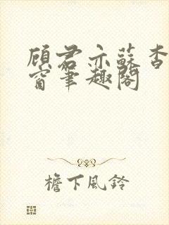 顾君亦苏杳无弹窗笔趣阁封面