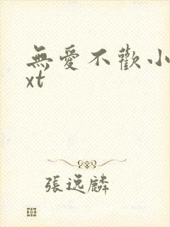 无爱不欢小说txt