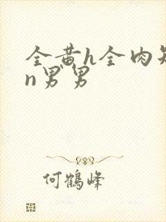 全黄h全肉短篇n男男封面