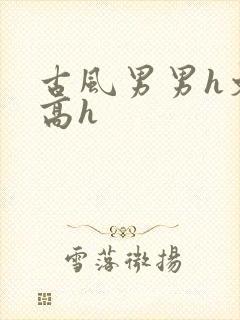 古风男男h文肉高h