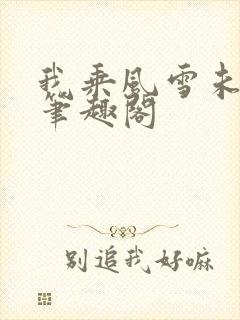 我乘风雪未删减笔趣阁封面
