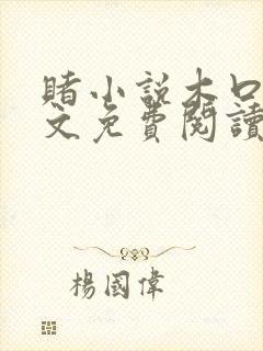 赌小说木口银全文免费阅读笔趣阁