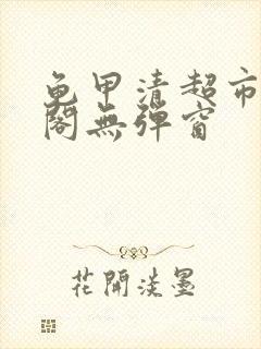 龟甲清超市笔趣阁无弹窗封面