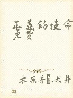 正义的使命全文免费