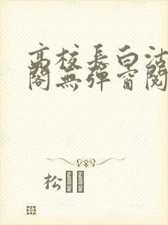 高校长白沽笔趣阁无弹窗阅读