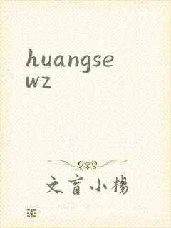 huangsewz封面