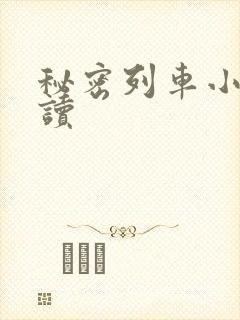 秘密列车小说阅读