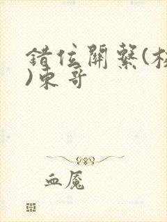 错位关系(校园)东哥封面