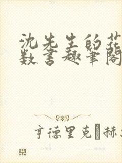 沈先生的花式调数书趣笔阁封面