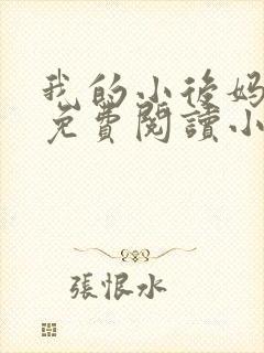 我的小后妈全文免费阅读小说封面