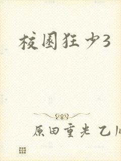 校园狂少3