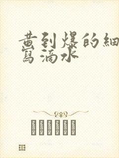 黄到爆的细节描写滴水