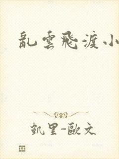 乱云飞渡小说封面