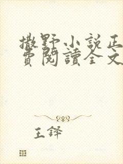 撒野小说正版免费阅读全文无删减