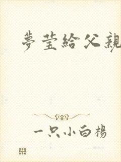 梦莹给父亲治病