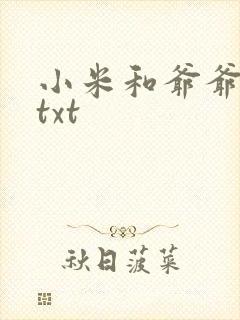 小米和爷爷全篇txt