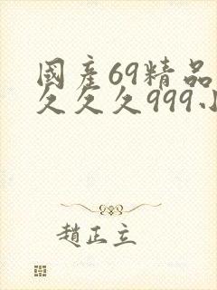 国产69精品久久久久999小说
