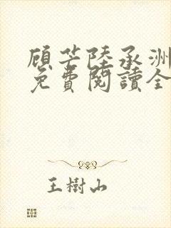 顾芒陆承洲小说免费阅读全文免费阅读下载封面