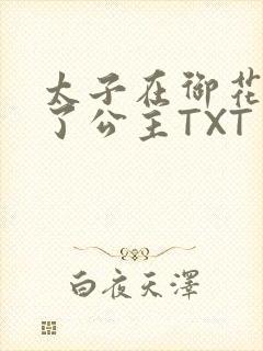 太子在御花园要了公主TXT