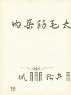 肉岳的毛太浓了