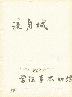 流月城封面