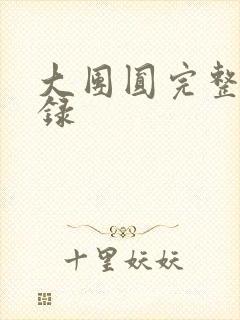 大团圆完整版目录