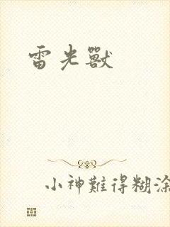 雷光兽封面