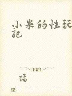 小米的性玩具日记封面