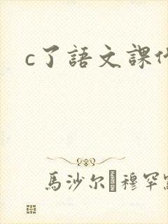 c了语文课代表封面