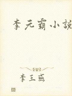 李元霸小说