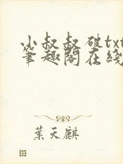 小叔叔破txt笔趣阁在线阅读封面