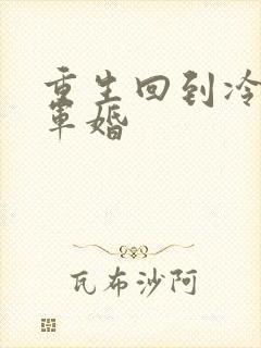 重生回到冷战前军婚