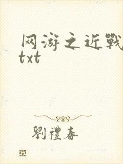 网游之近战法师txt封面