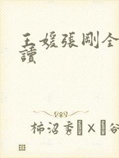 王媛张刚全文阅读封面