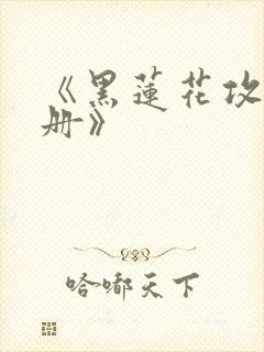 《黑莲花攻略手册》