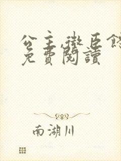 公主,微臣馋了免费阅读