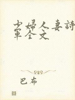 少妇人妻诗雨小军全文
