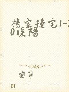 杨家后宅1-20暖阳