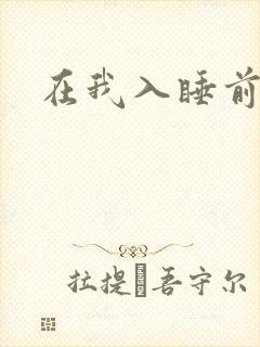 在我入睡前
