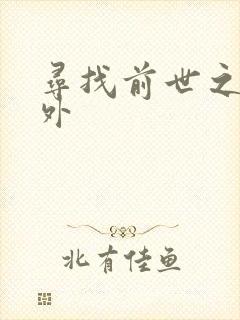 寻找前世之旅番外封面