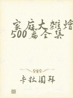 家庭大杂烩小说500篇全集