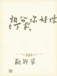 相公你好坏txt下载封面