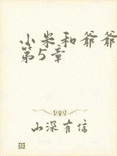 小米和爷爷系列第5章封面